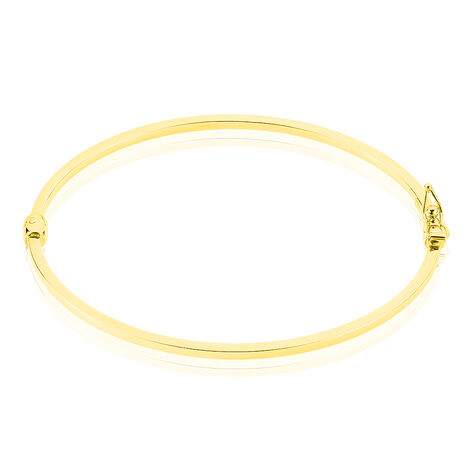 Bracelet Jonc Cynthia Fil Carre Lisse Or Jaune - Bracelets joncs Femme | Histoire d’Or