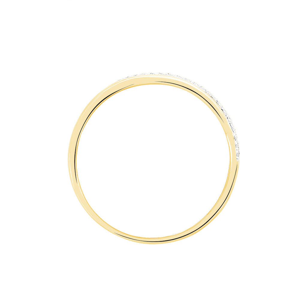 Bague Xenia Or Jaune Diamant - Bagues avec pierre Femme | Histoire d’Or