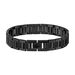 Bracelet Lacoste Metropole Acier Noir - Bracelets Homme | Histoire d’Or