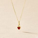 Collier Coralie Coeur Or Jaune - Colliers Enfant | Histoire d&rsquo;Or