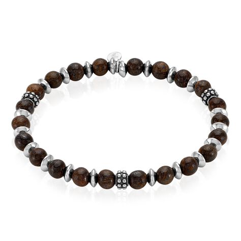 Bracelet Jourdan Acier Gris - Bracelets Homme | Histoire d’Or