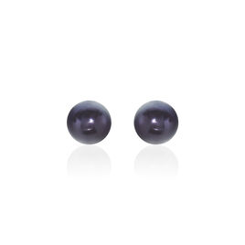 Boucles D'oreilles Puces Micaelle Teintees Or Jaune Perle De Culture - Clous d'oreilles Femme | Histoire d’Or