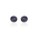 Boucles D'oreilles Puces Micaelle Teintees Or Jaune Perle De Culture - Clous d'oreilles Femme | Histoire d’Or