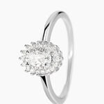 Bague Solitaire Shandrany Argent Blanc Oxyde De Zirconium - Bagues solitaires Femme | Histoire d&rsquo;Or