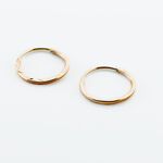 Cr&eacute;oles Valerina Or Rose - Boucles d'oreilles cr&eacute;oles Femme | Histoire d&rsquo;Or