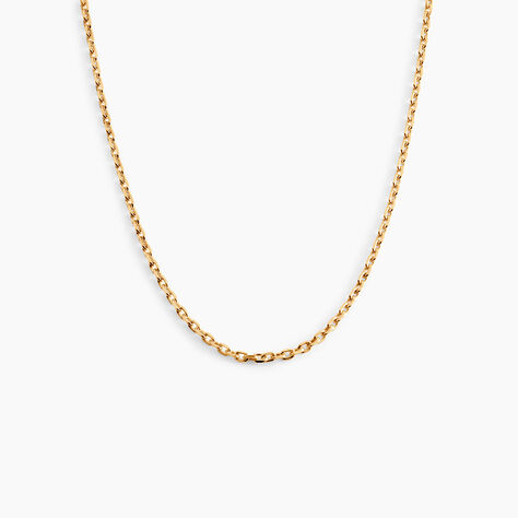 Cha&icirc;ne Igoa Maille For&ccedil;at Diamantee Or Jaune - Chaines Femme | Histoire d&rsquo;Or