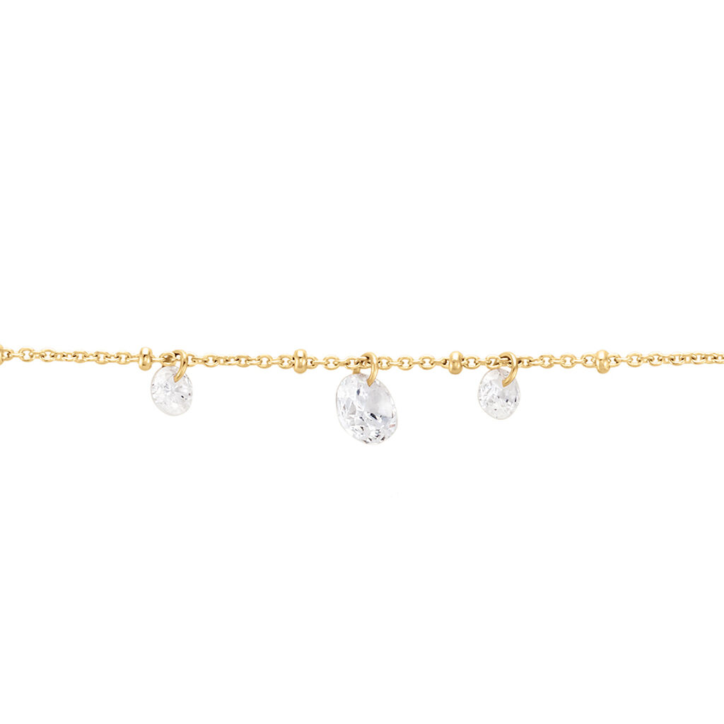 Bracelet Chalice Plaqué Or Jaune Oxyde De Zirconium - Bracelets Femme | Histoire d’Or
