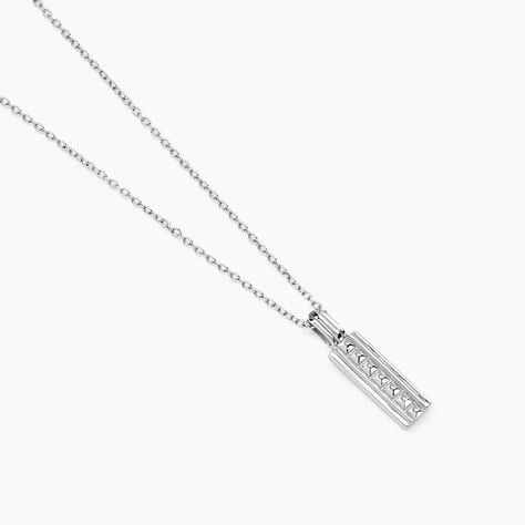 Collier Silva Argent Blanc - Colliers fantaisie Homme | Histoire d’Or