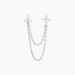 Collier Clova Argent Blanc Oxyde De Zirconium - Boucles d'oreilles fantaisie Femme | Histoire d’Or