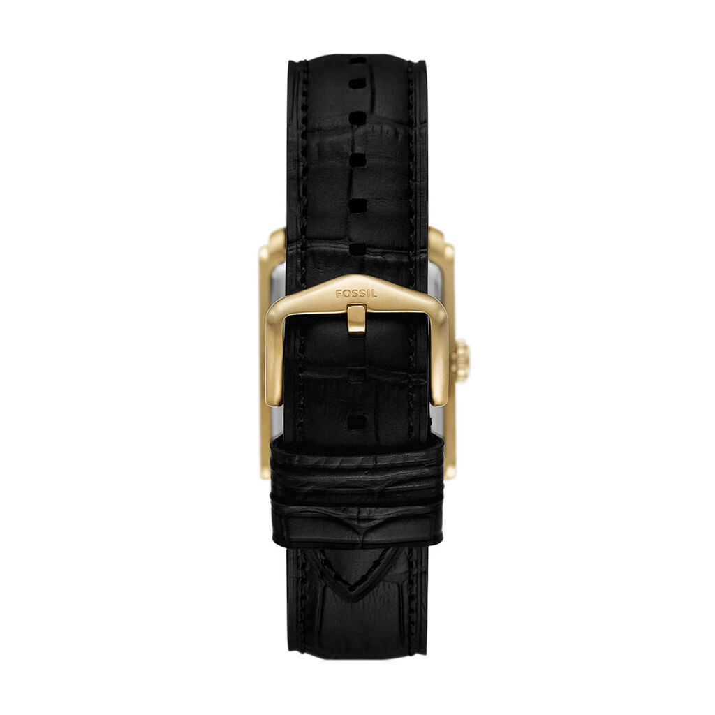 Montre Fossil Carraway Noir - F&ecirc;te des p&egrave;res Homme | Histoire d&rsquo;Or