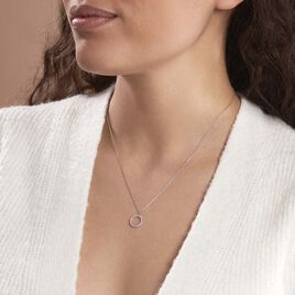 Collier Ambroisie Argent Blanc Oxyde De Zirconium - Colliers fantaisie Femme | Histoire d’Or