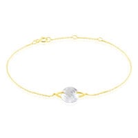 Bracelet Or Jaune Ludmille Oxyde De Zirconium