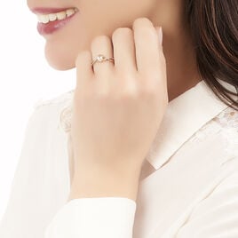 Bague Imane Or Rose Morganite Et Diamant - Bagues solitaires Femme | Histoire d’Or