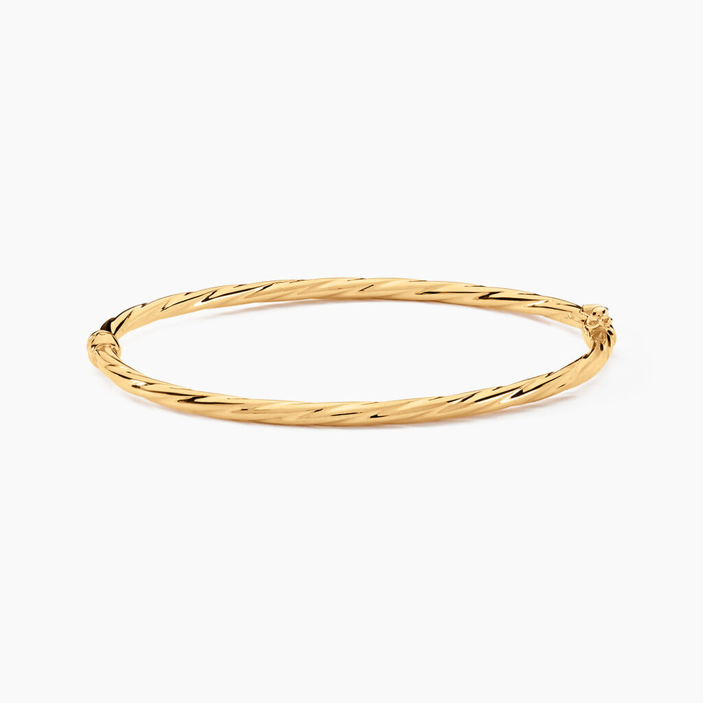 Bracelet Jonc Anaisaae Torsade Or Jaune - Bracelets joncs Femme | Histoire d’Or