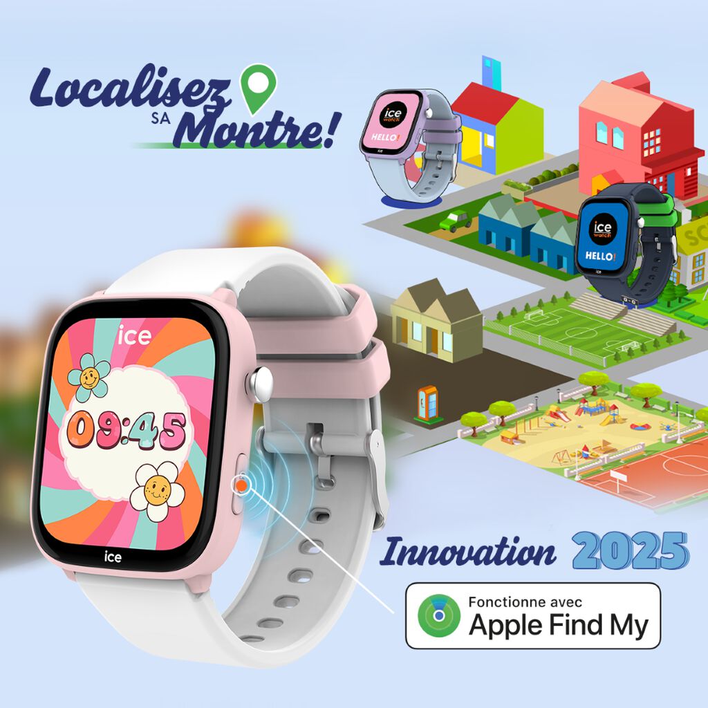 Montre Connectée Ice Watch Smart Junior 3.0 Find My - Montres connectées Enfant | Histoire d’Or