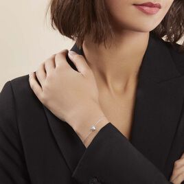 Bracelet Samia Argent Blanc Oxyde De Zirconium - Bracelets fantaisie Femme | Histoire d’Or