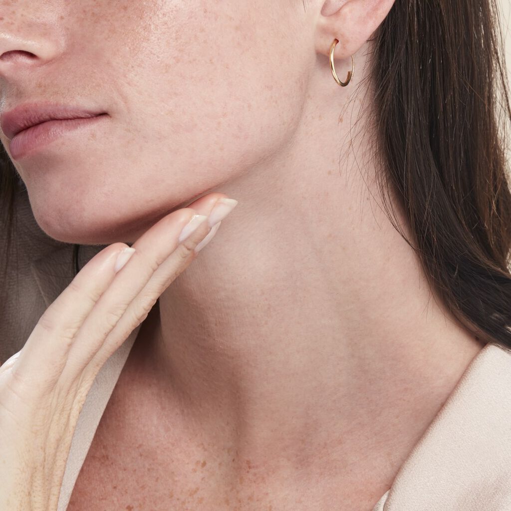 Créoles Valencina Or Jaune - Boucles d'oreilles créoles Femme | Histoire d’Or