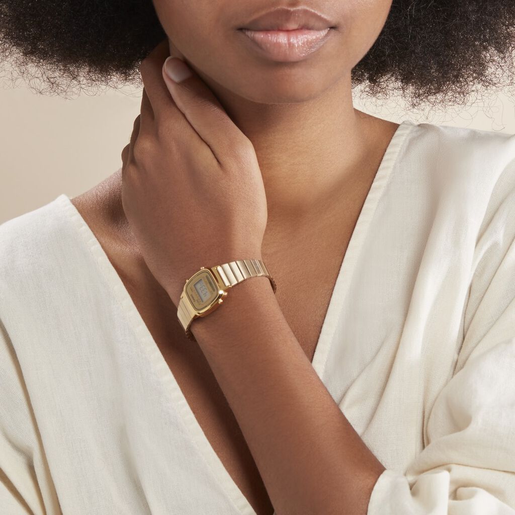 Montre Casio Collection Vintage Champagne - Montres Femme | Histoire d’Or