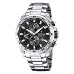 Montre Festina Timeless Chronograph Noir - F&ecirc;te des p&egrave;res Homme | Histoire d&rsquo;Or