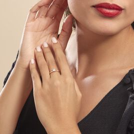 Bague Solitaire Maylis Or Jaune Oxyde De Zirconium - Bagues solitaires Femme | Histoire d’Or