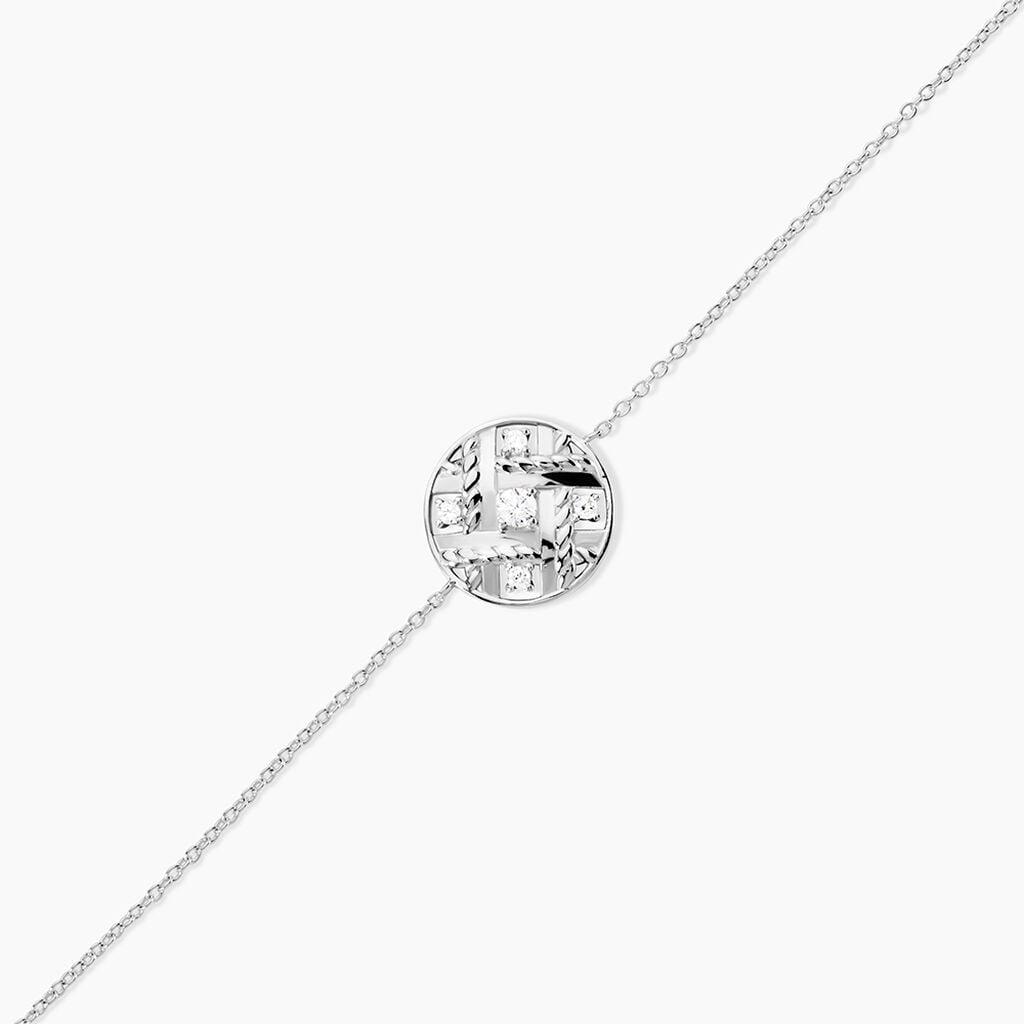 Bracelet Argent Herbert Oxydes De Zirconium - Bracelets Femme | Histoire d&rsquo;Or