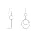 Boucles D'oreilles Pendantes Flaura Argent Blanc - Boucles d'oreilles fantaisie Femme | Histoire d’Or