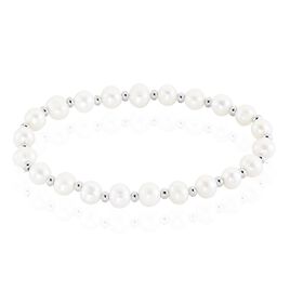 Bracelet Elastiqué Argent Sidel Perles De Culture - Bracelets fantaisie Femme | Histoire d’Or