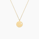 Collier Benedicte Message Or Jaune - Colliers Bapt&ecirc;me Enfant | Histoire d&rsquo;Or