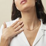 Collier Jayna Maille Palmier Or Jaune - Chaines Femme | Histoire d&rsquo;Or