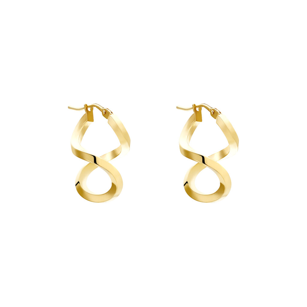 Créoles Helmine Or Jaune - Boucles d'oreilles créoles Femme | Histoire d’Or