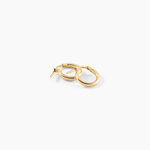 Cr&eacute;oles Verania Argent Dor&eacute; A L'Or 750/1000 - Boucles d'oreilles cr&eacute;oles Femme | Histoire d&rsquo;Or