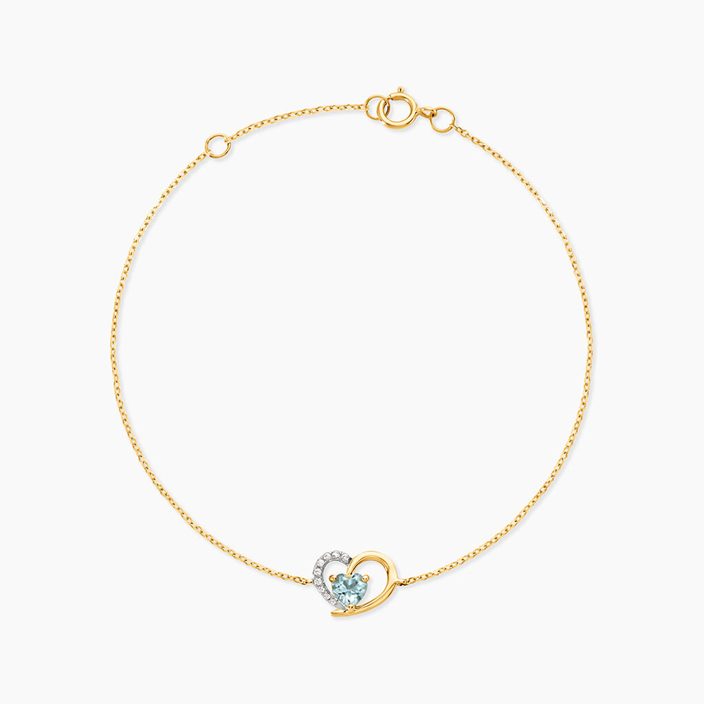 Bracelet Eliana Or Jaune Topaze Oxyde De Zirconium - Bracelets Femme | Histoire d&rsquo;Or