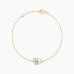 Bracelet Eliana Or Jaune Topaze Oxyde De Zirconium - Bracelets Femme | Histoire d&rsquo;Or