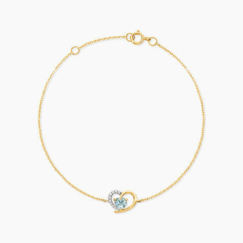 Bracelet Eliana Or Jaune Topaze Oxyde De Zirconium - Bracelets Femme | Histoire d&rsquo;Or