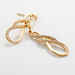 Boucles D'oreilles Pendantes Rajah Plaqué Or Jaune Oxyde De Zirconium - Boucles d'oreilles pendantes Femme | Histoire d’Or