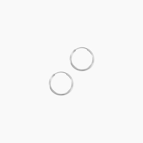 Cr&eacute;oles Dominae Or Blanc - Boucles d'oreilles cr&eacute;oles Femme | Histoire d&rsquo;Or