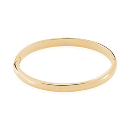 Bracelet Jonc Leonora Plaque Or Jaune - Bracelets joncs Femme | Histoire d’Or