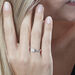 Bague Solitaire Natalia Or Blanc Diamant Synthetique - Bagues solitaires Femme | Histoire d’Or