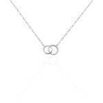 Collier Isabel Argent Blanc Oxyde De Zirconium - Colliers fantaisie Femme | Histoire d&rsquo;Or