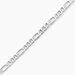 Bracelet Vivian Maille Alternee 1/3 Argent Blanc - Bracelets chaîne Homme | Histoire d’Or