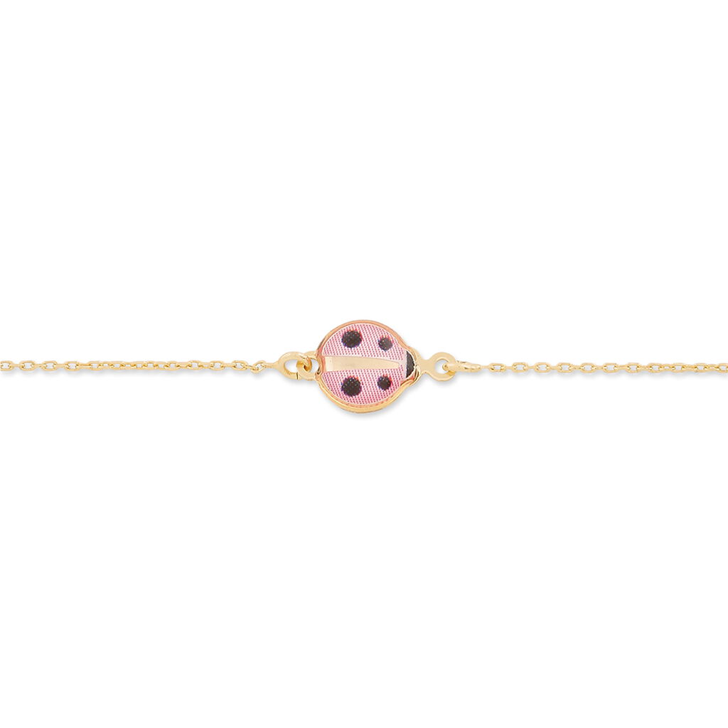 Bracelet Helidie Coccinelle Or Jaune - Bracelets Naissance Enfant | Histoire d’Or