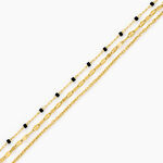 Bracelet Amala Acier Jaune Verre - Bracelets Femme | Histoire d&rsquo;Or