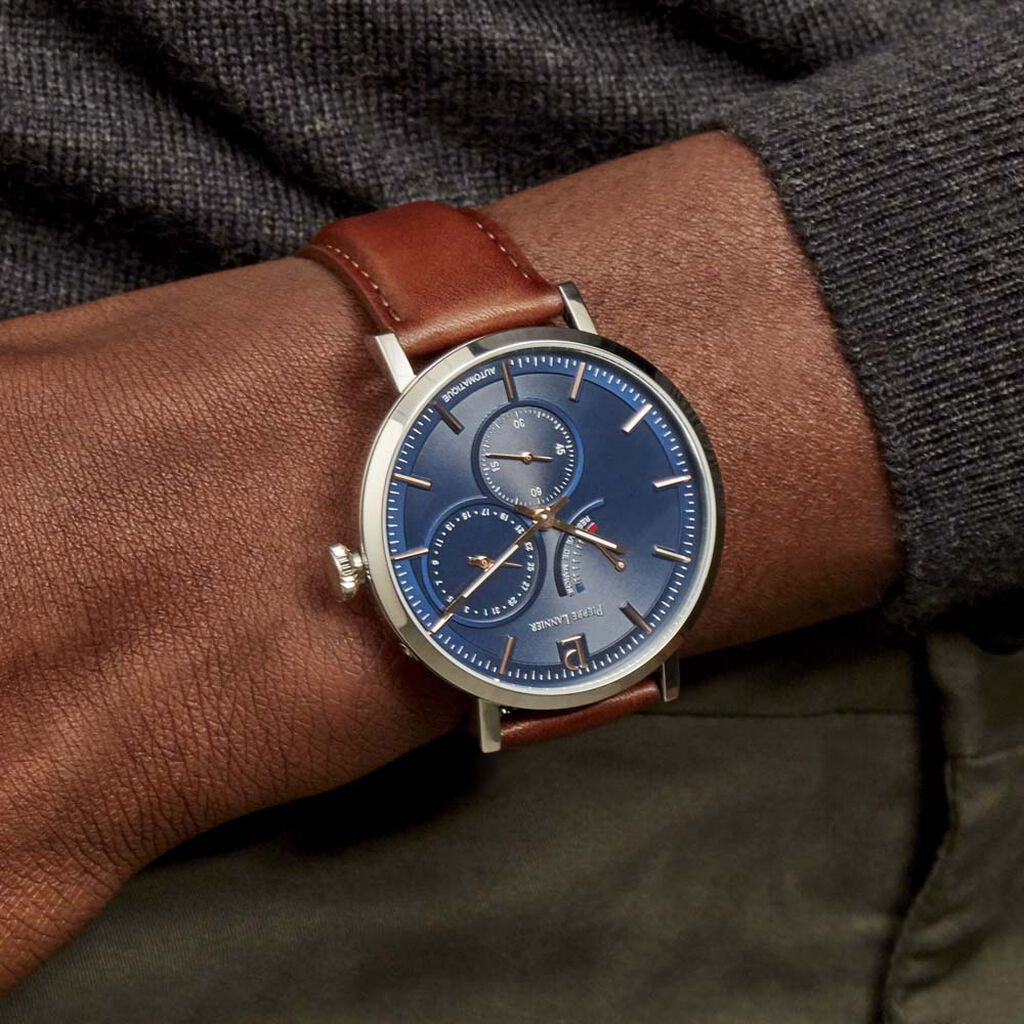 Montre Pierre Lannier Collection Evidence Bleu - Montres Homme | Histoire d’Or