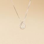 Collier Cherice Argent Blanc Oxyde De Zirconium - Colliers fantaisie Femme | Histoire d&rsquo;Or