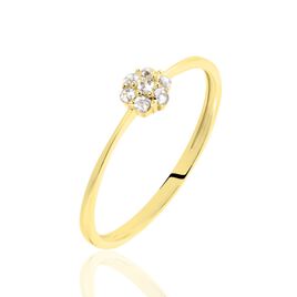 Bague Solitaire Maggeline Or Jaune Oxyde - Bagues solitaires Femme | Histoire d’Or