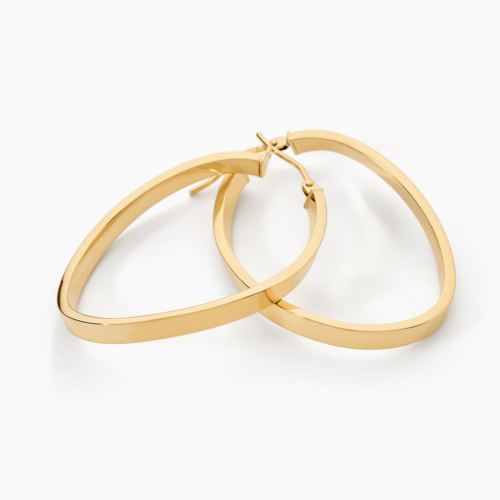 Cr&eacute;oles Silla Or Jaune - Boucles d'oreilles cr&eacute;oles Femme | Histoire d&rsquo;Or