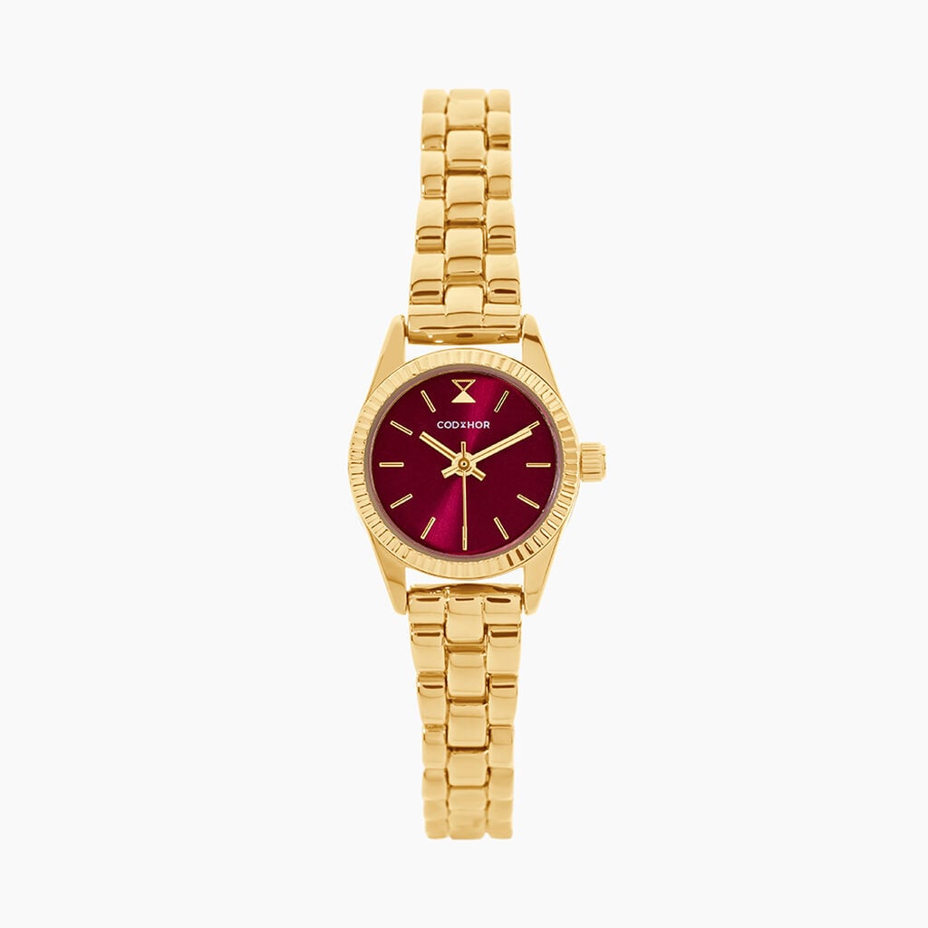 Montre Codhor Maddie Bordeaux - F&ecirc;te des m&egrave;res Femme | Histoire d&rsquo;Or