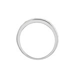 Demi Alliance Juliette Platine Blanc Diamant - Bijoux Femme | Histoire d&rsquo;Or