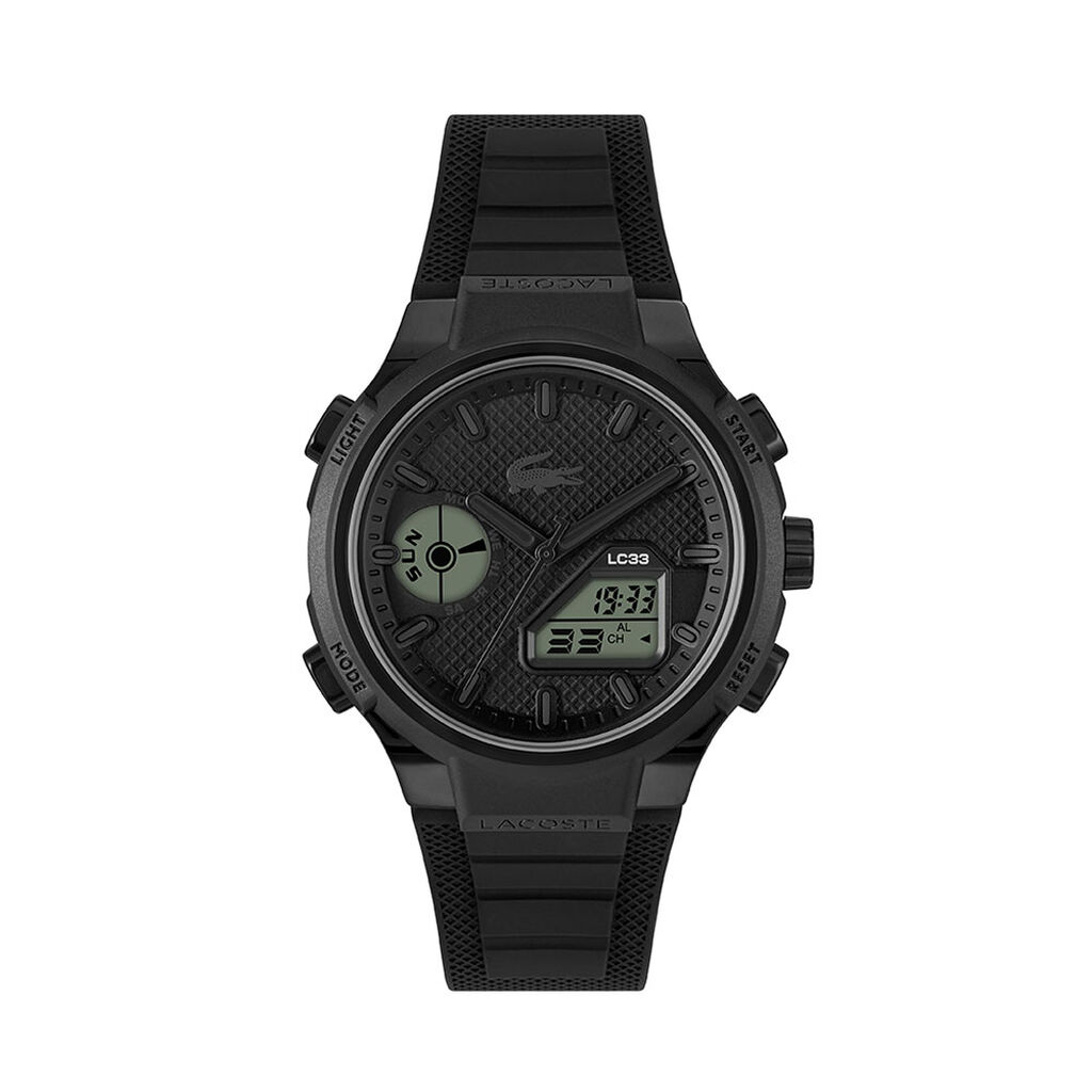 Montre Lacoste Lc33 Noir - Montres Homme | Histoire d&rsquo;Or