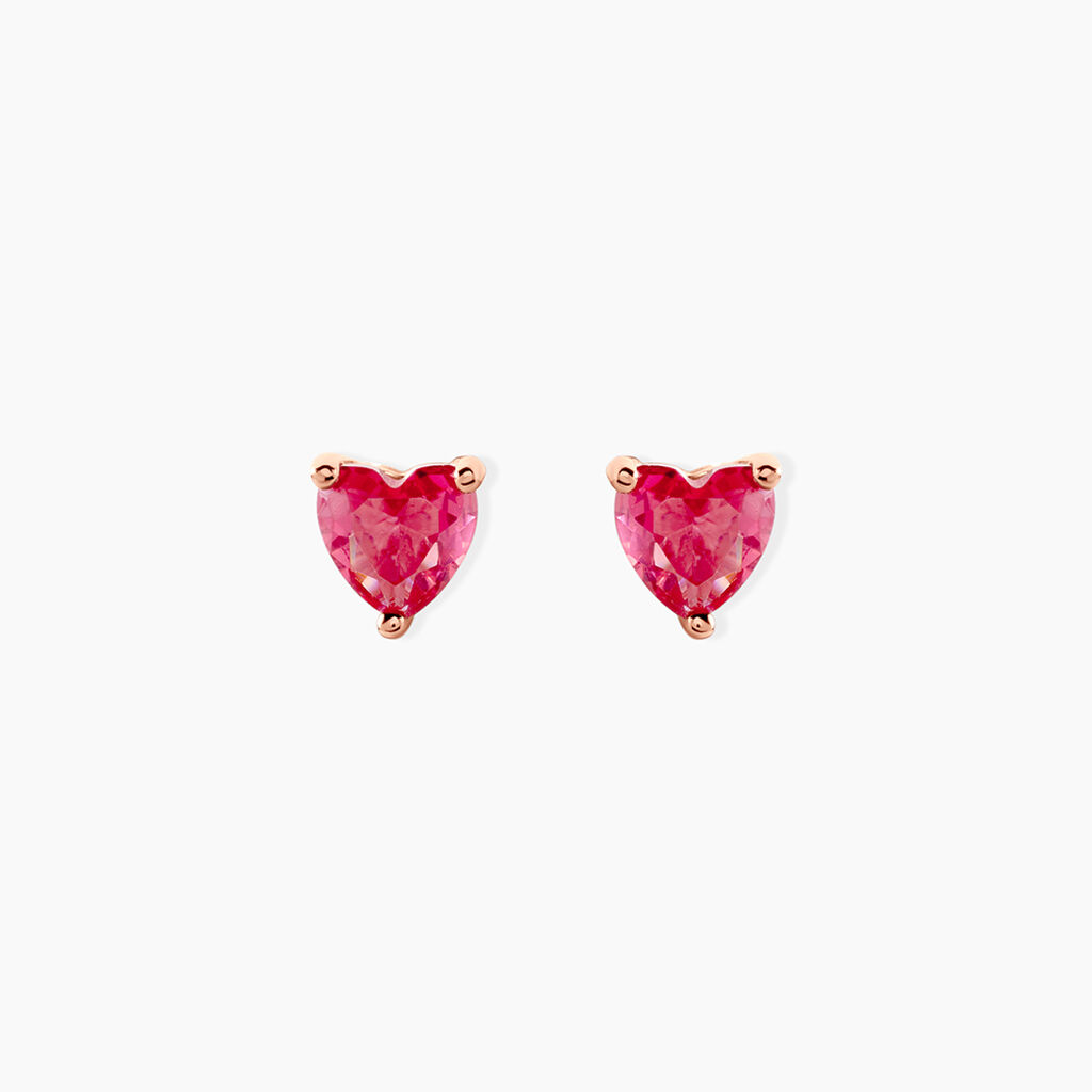 Boucles D'oreilles Kelvyn Argent Rose Oxyde - Boucles d'oreilles fantaisie Femme | Histoire d&rsquo;Or